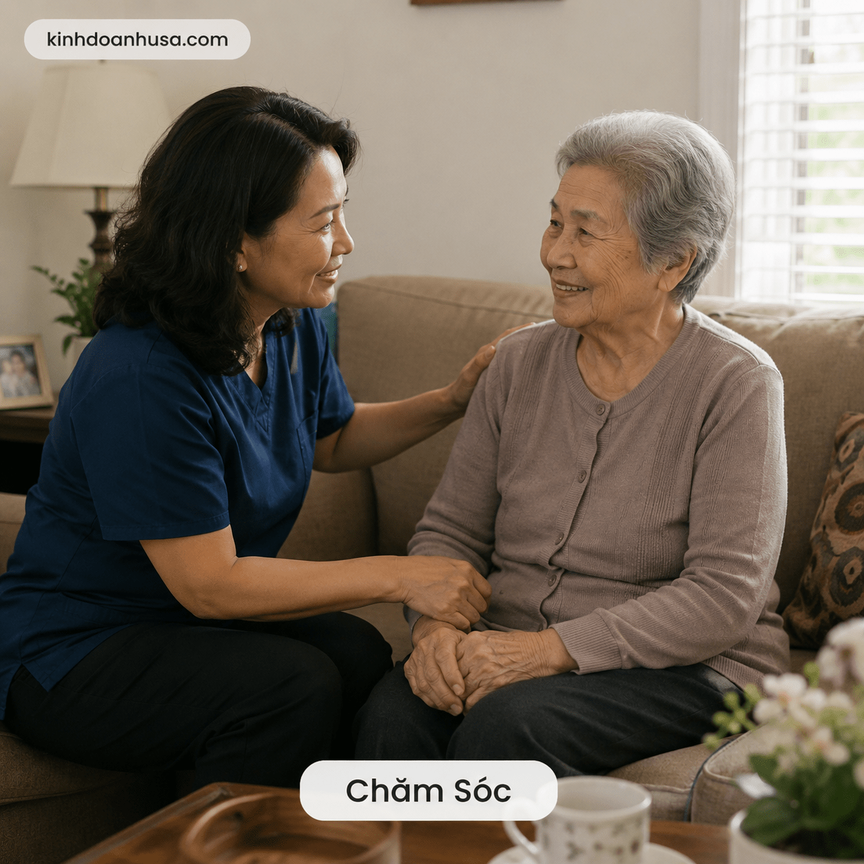 nguoi viet rao vat viec lam cham soc nguoi gia, giu tre, nau an