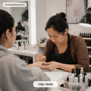nguoi viet rao vat viec lam nail, kiem tho nail