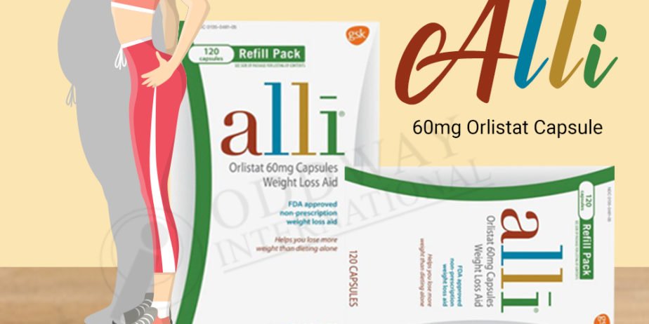 GSK 60 Mg Alli Orlistat Capsule để giảm cân