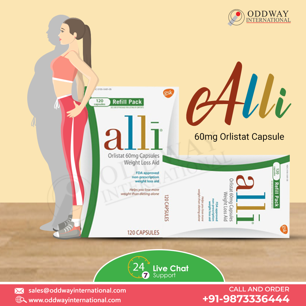 GSK 60 Mg Alli Orlistat Capsule để giảm cân