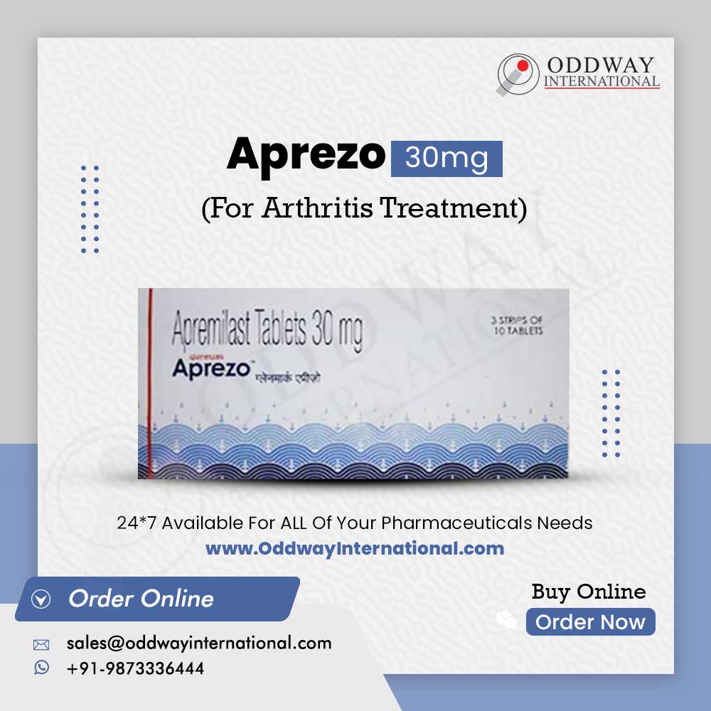 Đặt hàng trực tuyến Aprezo 30mg Apremilast Tablets