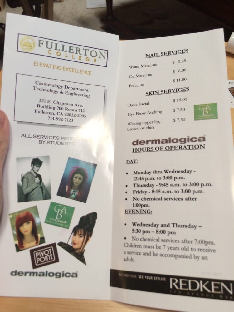 Fullerton College Cosmetology