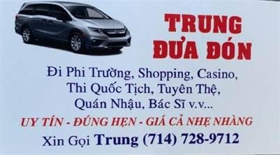 TRUNG ĐƯA ĐÓN PHI TRƯỜNG KHU LITTLE SAIGON CALI, CÁC ĐIỂM DU LỊCH