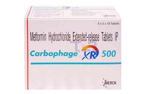 Viên nén Metformin Carbophage XR 500mg