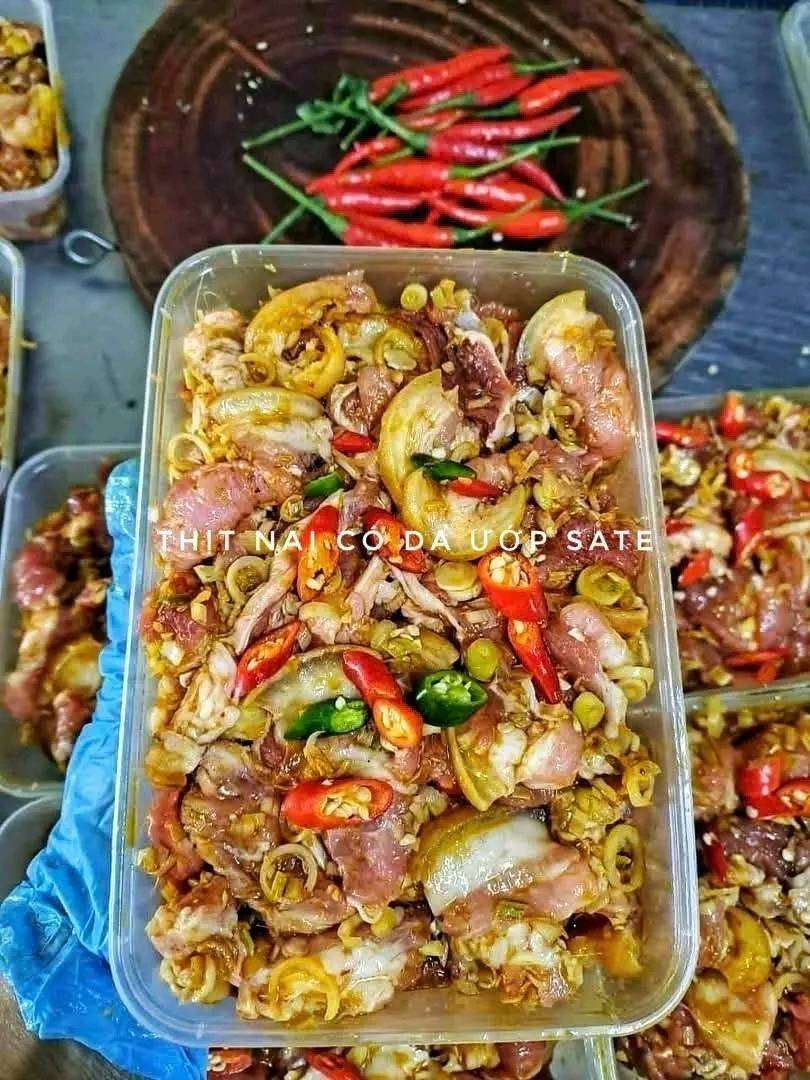 Thịt Nai ướp Sate Xả Lá Chanh – Ship Xuyên Bang
