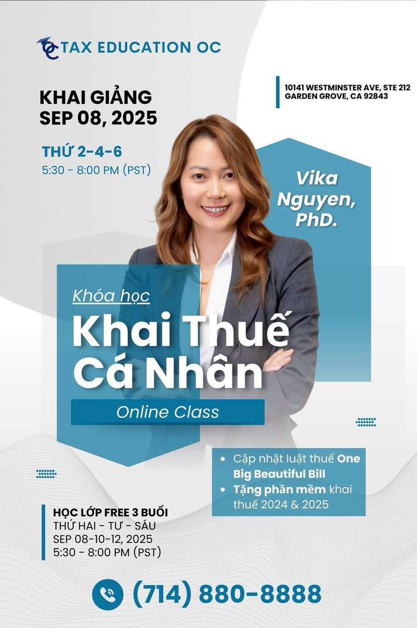 Lớp Khai Thuế Cá Nhân Miễn Phí – Chuẩn Bị Mùa Thuế 2025