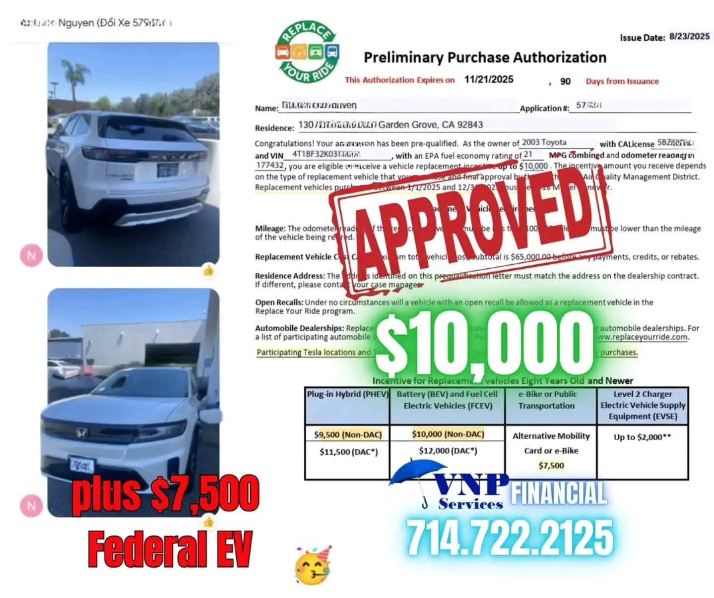 Voucher mua Xe Điện Tesla, Hybrid Plug-in từ $9,500 đến $12,000